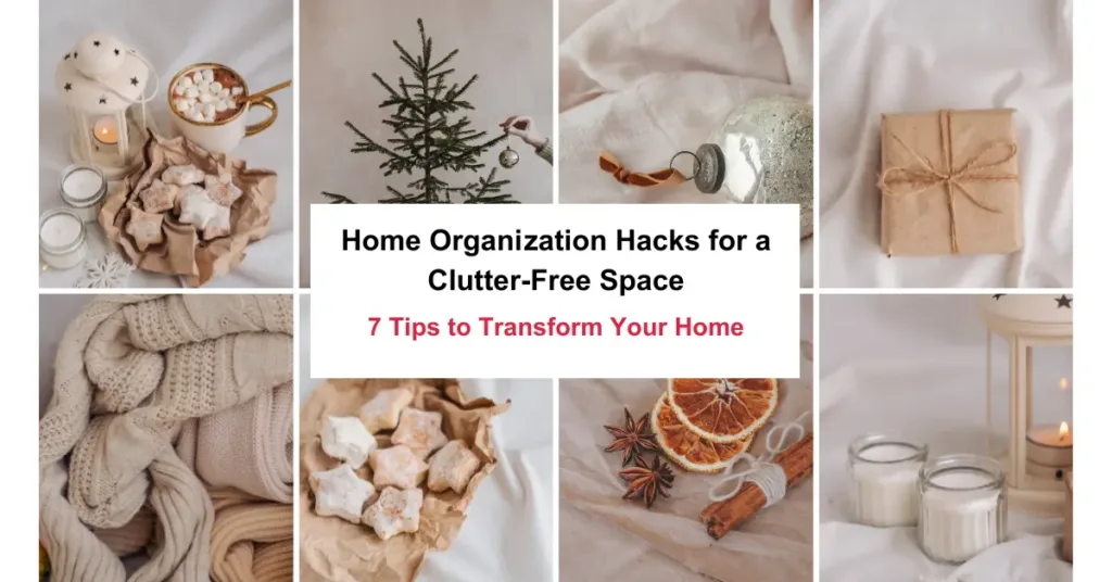 Home Organization Hacks for a Clutter-Free Space: 7 Tips to Transform Your Home